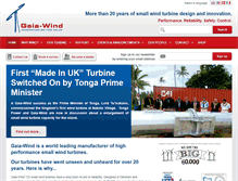Tablet Screenshot of gaia-wind.com